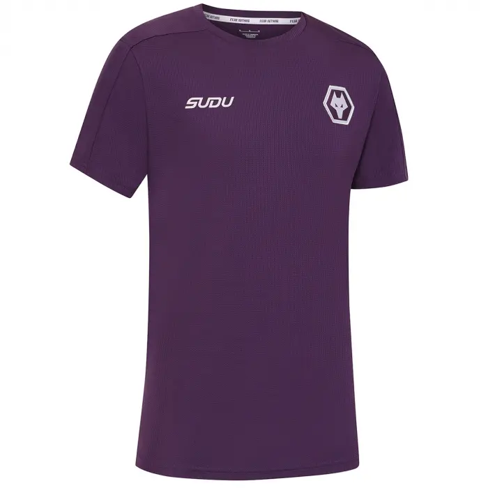 Wolves Fanshop | 2025-26 Coaches Travel T-Shirt – Purple Wolves Merchandise Collection
